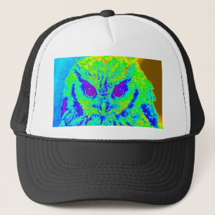 Gorra De Camionero búho fluorescente