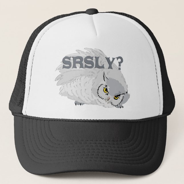 Gorra De Camionero ¿Búho SRSLY? (Anverso)