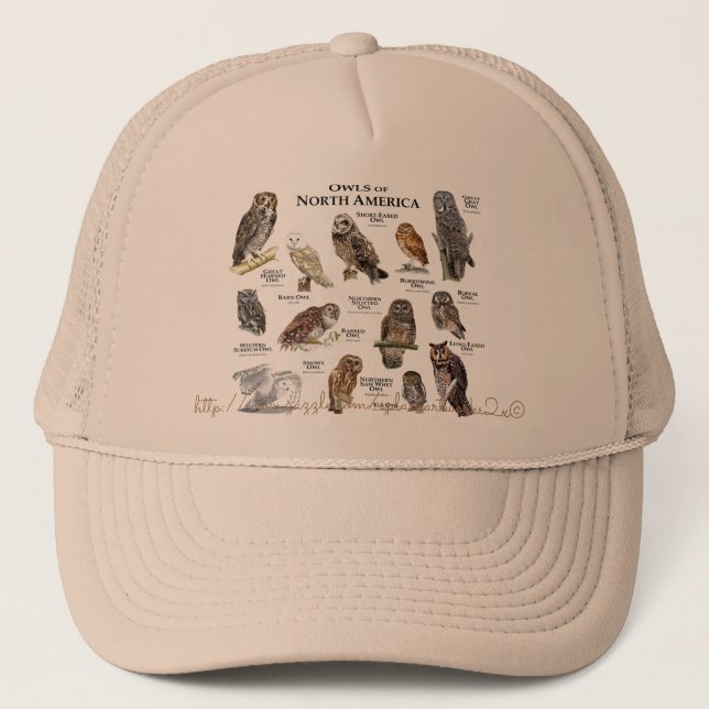 Gorra De Camionero "Búhos de América " (Anverso)