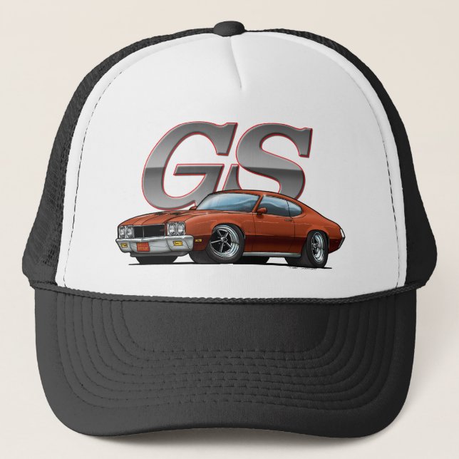 Gorra De Camionero Buick GS_brown (Anverso)