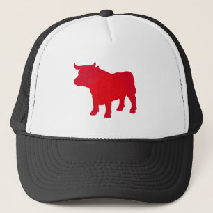 Gorra De Camionero Bull considera rojo