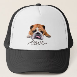 Gorra De Camionero Bulldog, camiseta ilustracion