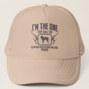 Gorra De Camionero Bulldog de la sangre azul de Alapaha