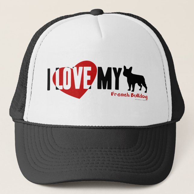 Gorra De Camionero Bulldog francés (Anverso)