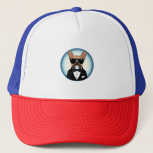 Gorra De Camionero Bulldog francés: arte gracioso