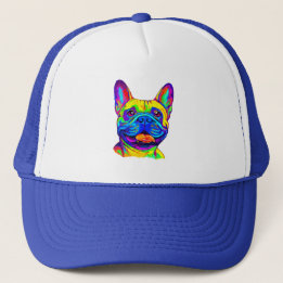 Gorra De Camionero Bulldog francés en colores