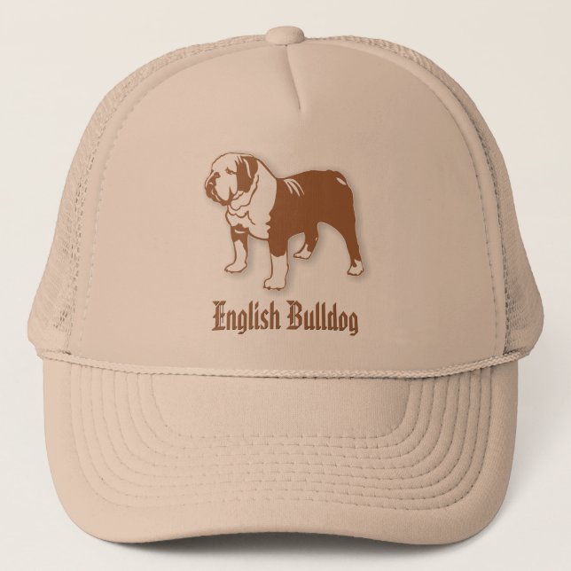 Gorra De Camionero Bulldog inglés (Anverso)