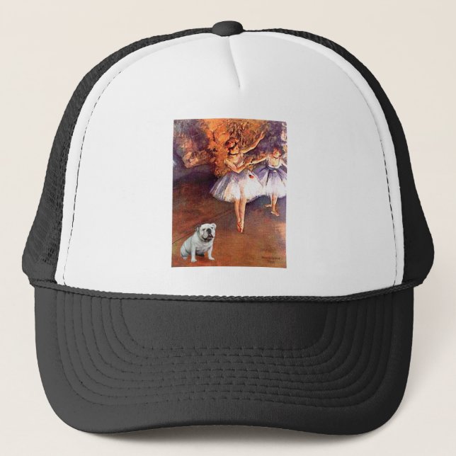 Gorra De Camionero Bulldog inglés 9 - Dos bailarinas (Anverso)