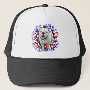 Gorra De Camionero Bulldog Patriota