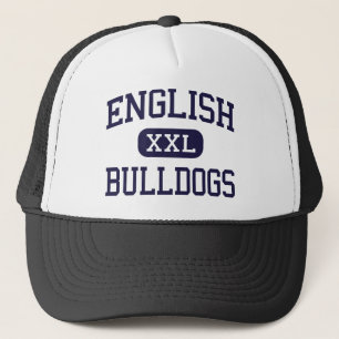 Gorra De Camionero - Bulldoges - alto inglés - llano de Jamaica