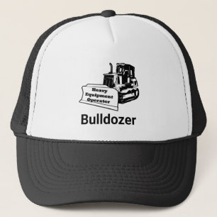 Gorra De Camionero Bulldozer: Operador de equipos pesados