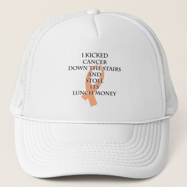 Gorra De Camionero Bully de Cáncer (Cinta de Peach) (Anverso)