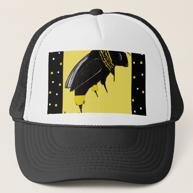 Gorra De Camionero Bumble Bee (Anverso)
