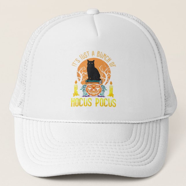 Gorra De Camionero Bunch of Hocus Pocus Black Cat (Anverso)