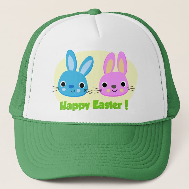 GORRA DE CAMIONERO BUNNES "FELIZ" (Anverso)