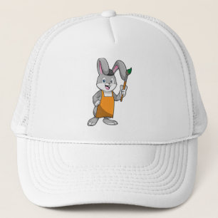 Gorra De Camionero Bunny as Painter con pincel de pintura