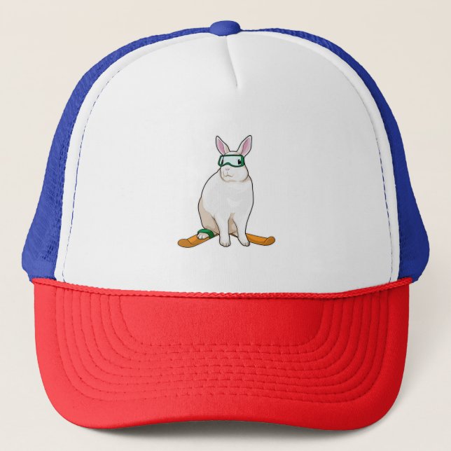 Gorra De Camionero Bunny Skier Ski (Anverso)