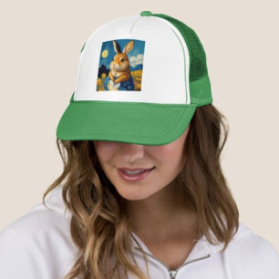 Gorra de camionero Bunny Starry Spring
