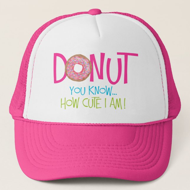 Gorra De Camionero Buñuelo usted sabe lindo soy (Anverso)
