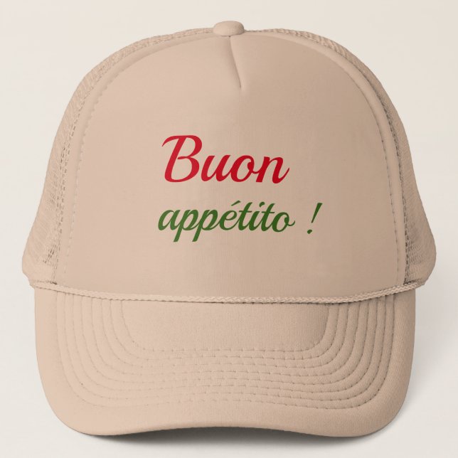 Gorra De Camionero Buon appétito (Anverso)