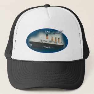 Gorra De Camionero Buque Titanic Sea Blue White Star Line