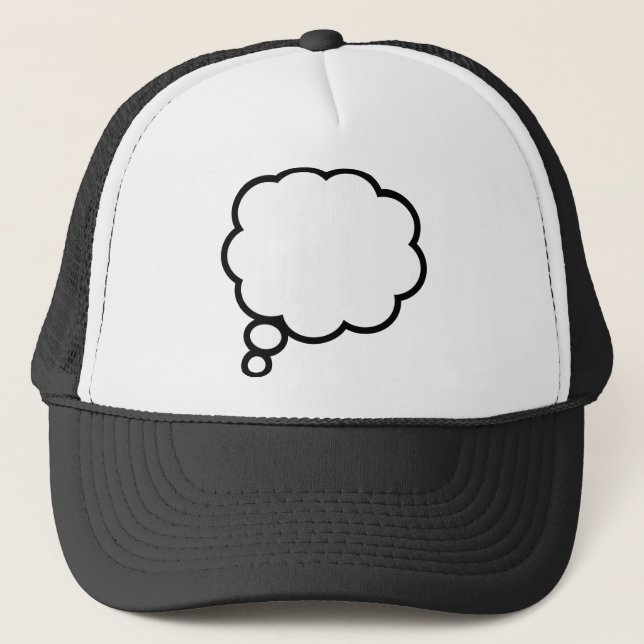 Gorra De Camionero Burbuja del pensamiento (Anverso)