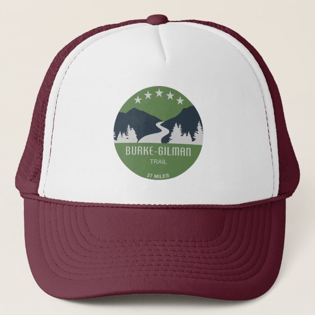 Gorra De Camionero Burke-Gilman Trail (Anverso)
