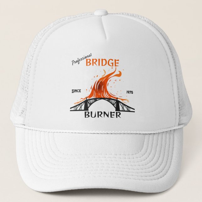 Gorra De Camionero Burner de puente profesional (Anverso)