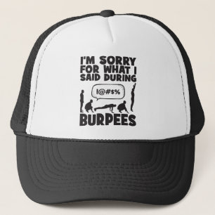 Gorra De Camionero BURPEES - Divertidos ejercicios de Novedad