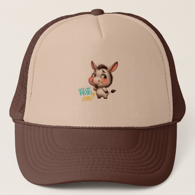 Gorra De Camionero Burro Adorable para Navidades 2024 - Regalo perfec (Anverso)