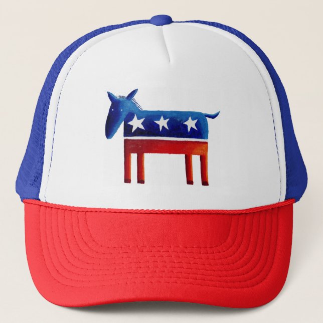Gorra De Camionero Burro Democrático (Anverso)
