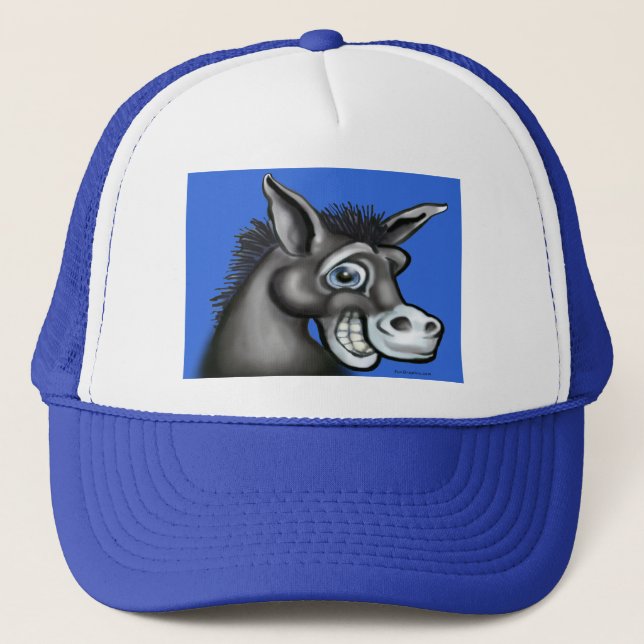 Gorra De Camionero Burro Democrático (Anverso)