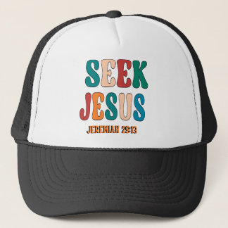 GORRA DE CAMIONERO BUSCA VERSÍCULO DE LA BIBLIA DE JESÚS ANTIGUO