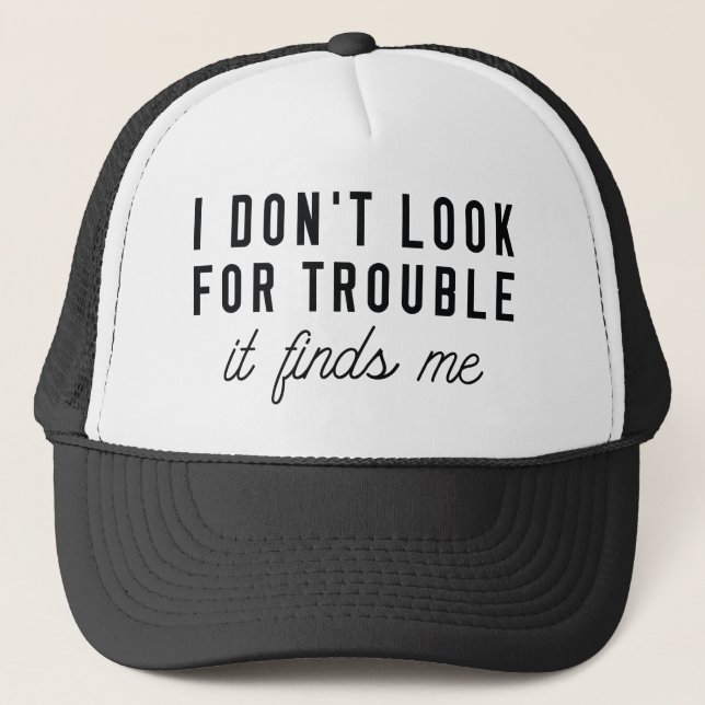 Gorra De Camionero Buscar problemas (Anverso)