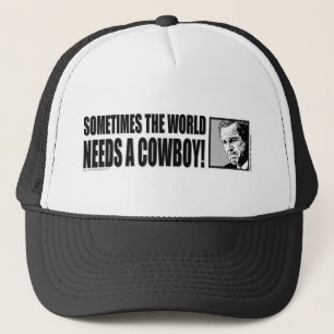 Gorra De Camionero BUSH: BOCINA-Blanco
