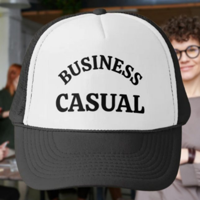 Gorra De Camionero "Business Casual" - Funny Office Humker Trucker Ha (Subido por el creador)