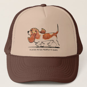Gorra De Camionero Busy Basset Hound