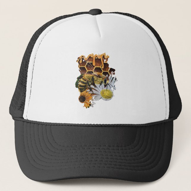 Gorra De Camionero Busy Bee (Anverso)