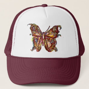 GORRA DE CAMIONERO BUTTERFLY IN GOLD SPARKLES