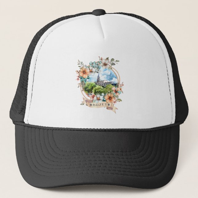 Gorra De Camionero Buzet Croacia (Anverso)