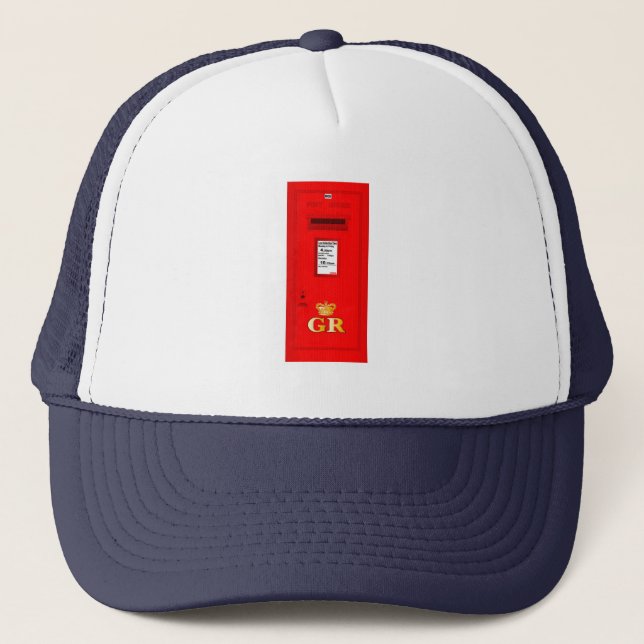 Gorra De Camionero Buzón de correos británico tradicional del reinado (Anverso)