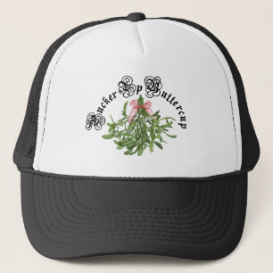 Gorra De Camionero Buzón de mariposa * Mistletoen la tapa del camión