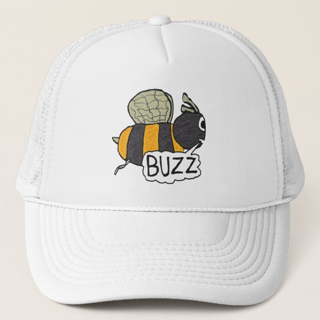 Gorra De Camionero Buzzing Bee (Anverso)