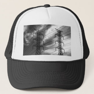 Gorra De Camionero Bw del dbl de la línea eléctrica