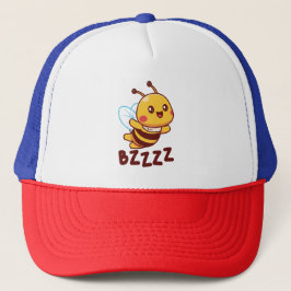 Gorra De Camionero BZZZ Abejas Infantiles Cutas para Niños - Abeja Pe