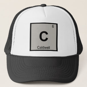 Gorra De Camionero C - Caldwell Idaho Química Símbolo de la Tabla Per
