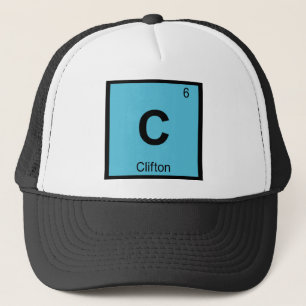Gorra De Camionero C - Clifton Nueva Jersey Química Tabla Periódica