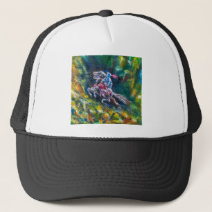 GORRA DE CAMIONERO CABALLERO LANCELOT, MONTAR A CABALLO EN BOSQUE