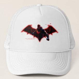 Gorra De Camionero Caballeros góticos capucha roja con logo