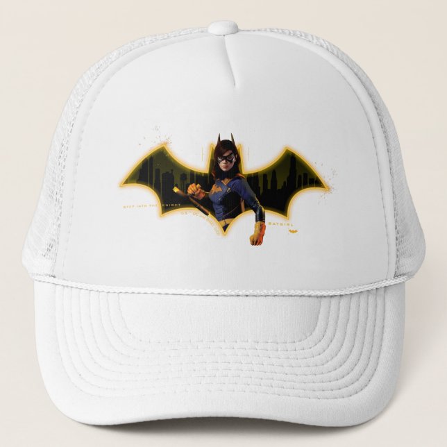 Gorra De Camionero Caballeros góticos, chica con logo (Anverso)